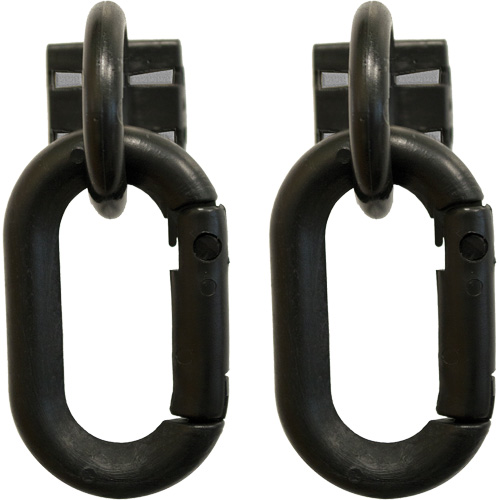 Safety Chain Magnetic Ring & Carabiner Set, Black Groupe Belzile Dickner