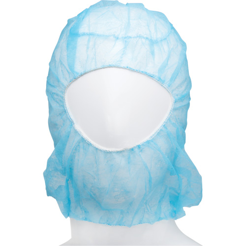 Disposable Hood, Polypropylene, Blue Groupe Belzile Dickner