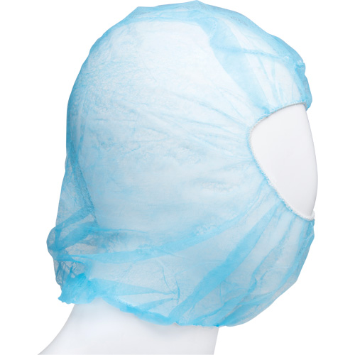 Disposable Hood, Polypropylene, Blue Groupe Belzile Dickner