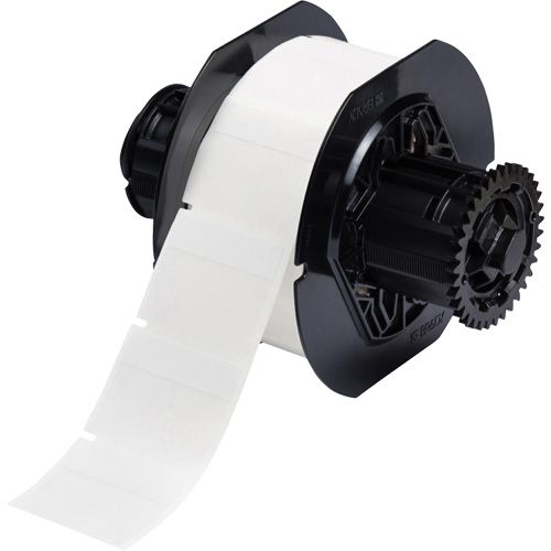 &eacute;tiquettes auto plastifiantes de s&eacute;rie B33, Vinyle, 1,75" lo x 1,5" h, Blanc Groupe Belzile Dickner