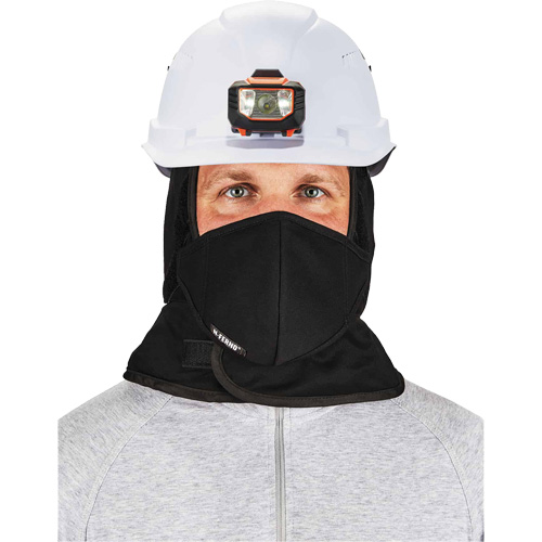 Doublure de casque de s&eacute;curit&eacute; d'hiver N-Ferno avec cache-bouche, Doublure en Molleton, Taille unique, Noir Groupe Belzile Dickner