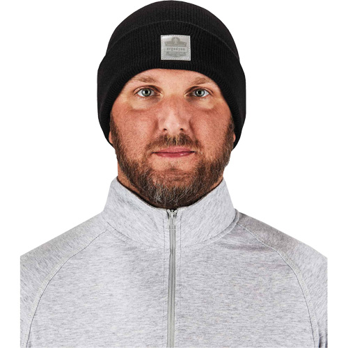 N-Ferno&reg; Rib Knit Beanie Hat, One Size, Black Groupe Belzile Dickner