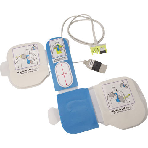 &eacute;lectrodes pour appareil de d&eacute;monstration de RCR CPR-D, Zoll AED Plus Pour, Non m&eacute;dical Groupe Belzile Dickner