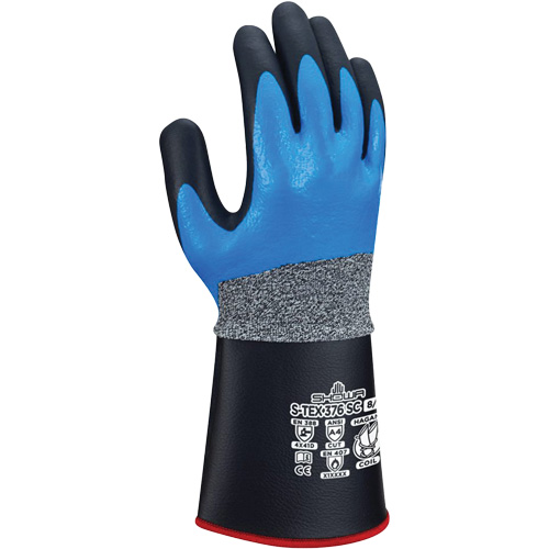 Gants r&eacute;sistants aux coupures S-Tex 3756SC, Taille Moyen/7, Calibre 13, Rev&ecirc;tement Nitrile/Mousse de nitrile, Enveloppe en Hagane Coil, ASTM ANSI niveau A4/EN 388 niveau D Groupe Belzile Dickner