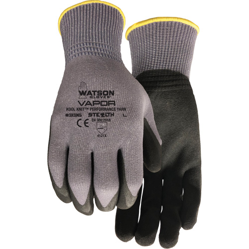 Gants enduits Stealth Vapour, Petit, R&ecirc;vetement Mousse de PVC, Calibre 15, Enveloppe en Nylon Groupe Belzile Dickner