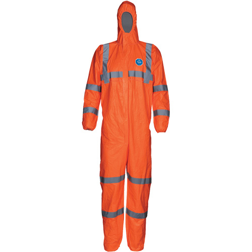 Combinaison haute visibilit&eacute; avec capuchon, Petit, Orange, Tyvek 500 Groupe Belzile Dickner