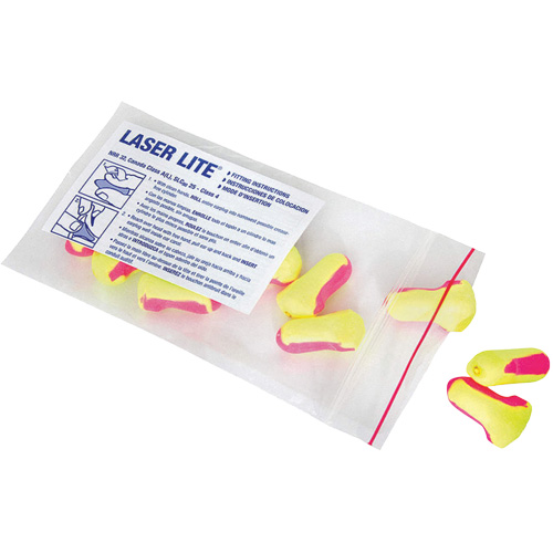 Howard Leight Laser Lite&reg; Single-Use Earplugs, Bulk - Polybag Groupe Belzile Dickner