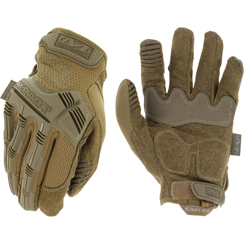 Gants antichocs tactiques Coyote M-Pact, 8, Paume en Synth&eacute;tique, Poignet Boucle et crochet Groupe Belzile Dickner