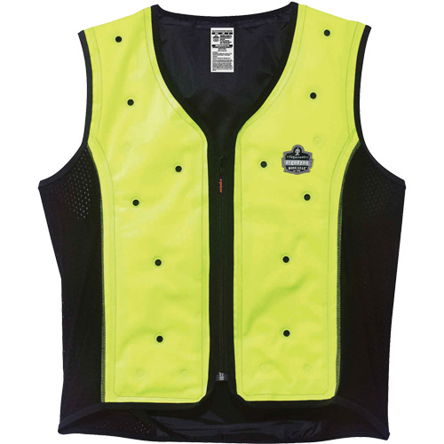 Gilet de refroidissement &agrave; sec Chill-Its 6685, 4T-Grand, Jaune lime haute visibilit&eacute; Groupe Belzile Dickner