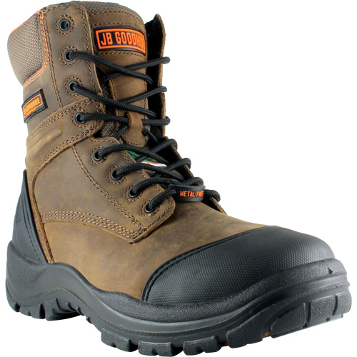 Bottes de travail Thrasher, Cuir, Taille 7, Imperm&eacute;able Groupe Belzile Dickner