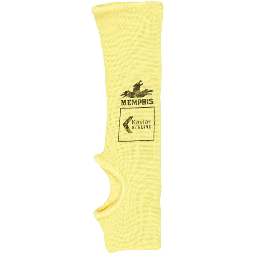 Safety Cut Pro Single-Ply Cut Resistant Sleeve, Kevlar&reg;, 10", ASTM ANSI Level A2, Yellow Groupe Belzile Dickner