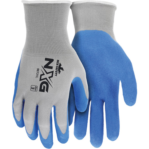 NXG&reg; Coated Gloves, Large, Rubber Latex Coating, 13 Gauge, Nylon Shell Groupe Belzile Dickner