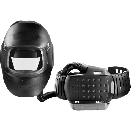 Syst&egrave;me de protection respiratoire &agrave; &eacute;puration d'air propuls&eacute; pour haute altitude Adflo, Masque de soudage, Pile Lithium-ion Groupe Belzile Dickner