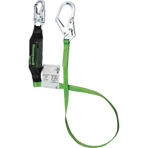Miller&reg; HP Shock-Absorbing Lanyard, 6', Locking Rebar Hook Center, Locking Snap Hook Leg Ends, Polyester Groupe Belzile Dickner