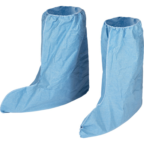Couvre-bottes ignifuges Pyrolon Plus 2, T-Grand, Tissu ignifug&eacute;, Bleu Groupe Belzile Dickner
