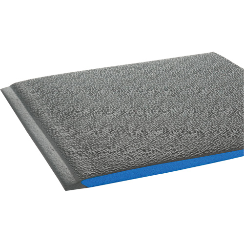 Tapis ergonomiques Wear-Bond Comfort-King, Rugueux, 3' x 5' x 9/16", Gris, Mousse de vinyle Groupe Belzile Dickner