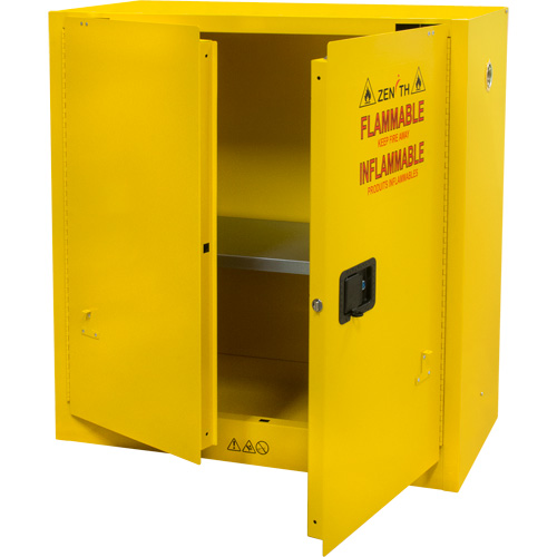 Armoire pour produits inflammables, 30 gal., 2 Porte(s), 43" La x 44" h x 18" p Groupe Belzile Dickner