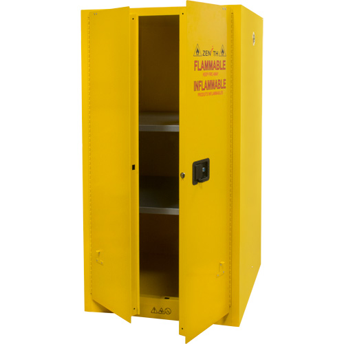 Flammable Storage Cabinet, 60 gal., 2 Door, 34" W x 65" H x 34" D Groupe Belzile Dickner
