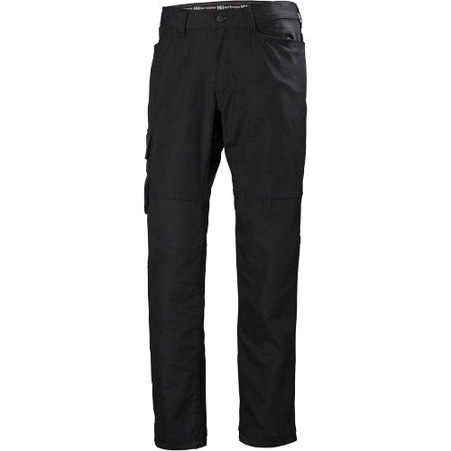 Pantalons d'entretien Oxford, Poly-coton, Noir, Taille 30, Entrejambe 30 Groupe Belzile Dickner