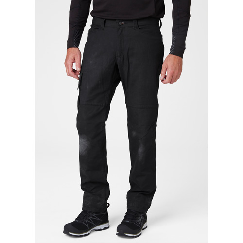 Pantalons d'entretien Oxford, Poly-coton, Noir, Taille 30, Entrejambe 30 Groupe Belzile Dickner