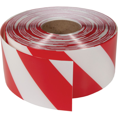 ArmorStripe&reg; Ultra Durable Floor Tape, 4" x 100', PVC, Red and White Groupe Belzile Dickner