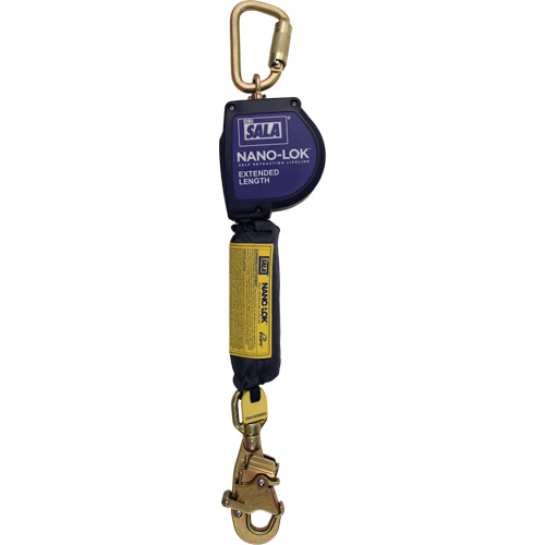 Cordage de s&eacute;curit&eacute; autor&eacute;tractable allong&eacute; Nano-Lok, 10', Dyneema, Pivotant Groupe Belzile Dickner