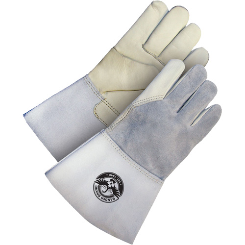 Gants de soudage en cuir fleur utilitaire Gander Brand, Cuir fleur de vache, Taille Petit Groupe Belzile Dickner