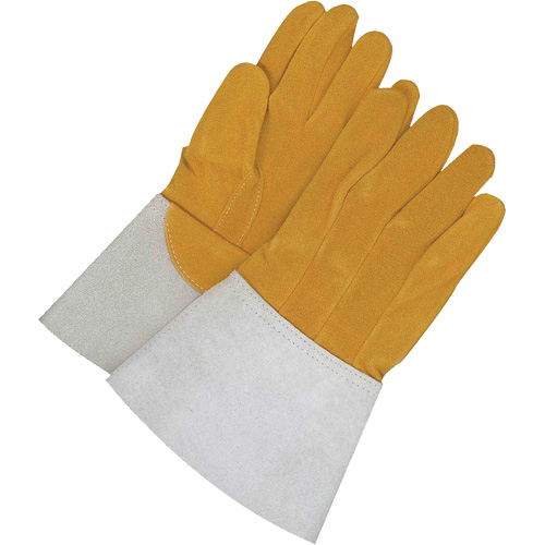 Gants de soudage &agrave; l'arc TIG Gander Brand, Cuir de daim refendu, Taille 2T-Grand Groupe Belzile Dickner