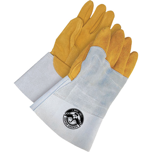 Gants de soudage &agrave; l'arc TIG Gander Brand, Cuir de daim refendu, Taille 10 Groupe Belzile Dickner