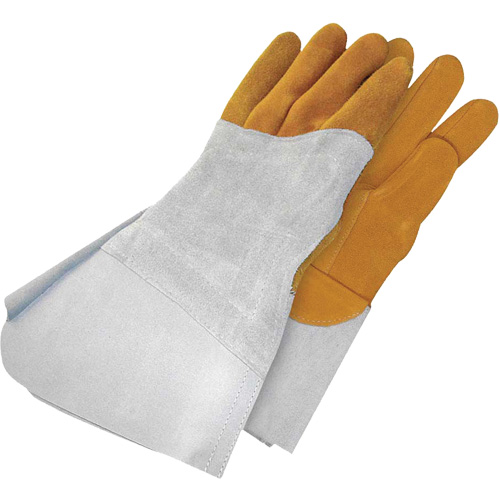 Gants de soudage &agrave; l'arc TIG en cuir de daim retourn&eacute; Gander Brand, Cuir fleur de daim, Taille 9 Groupe Belzile Dickner