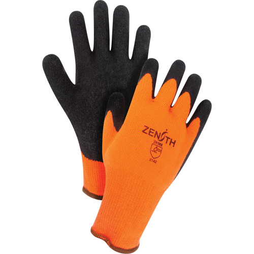 Natural Rubber Winter Gloves, Medium, Latex Coating, 10 Gauge, Cotton/Polyester Shell Groupe Belzile Dickner