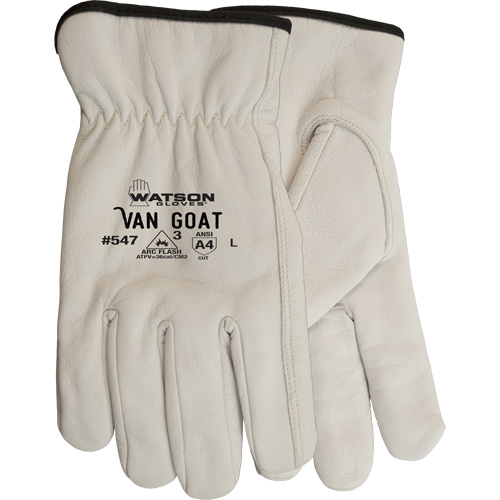 Gants de travail r&eacute;sistants aux coupures Van Goat, Grand, 36 cal/cm², Niveau 3, NFPA 70E Groupe Belzile Dickner