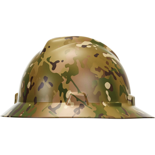 Casque de s&eacute;curit&eacute; &agrave; bordure compl&egrave;te Hydro Dip V-Gard, R&eacute;pond aux normes CSA type 1, Suspension Rochet, Non ventil&eacute; Groupe Belzile Dickner