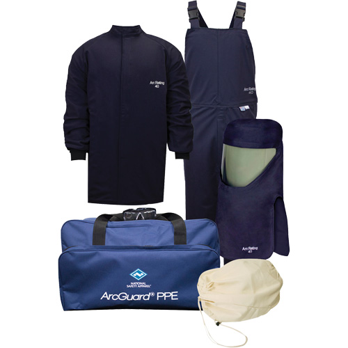 Arcguard Revolite 2XL Arc Flash Suit Kit with Lift Front Hood, 40 cal/cm² Groupe Belzile Dickner