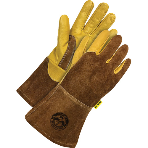 Gants pour soudeur, Cuir fleur de vache, Taille 2T-Grand Groupe Belzile Dickner