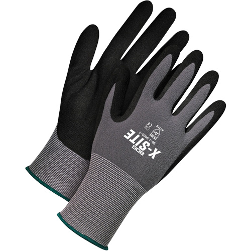X-Site Lightweight Coated Gloves, 8, Nitrile Coating, 15 Gauge, Nylon/Lycra&reg; Shell Groupe Belzile Dickner