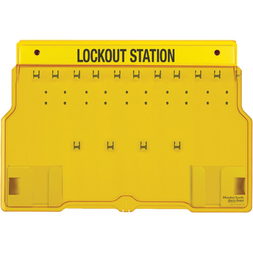 Trilingual Covered Lock Station, None Padlocks, 10 Padlock Capacity, Padlocks Not Included Groupe Belzile Dickner