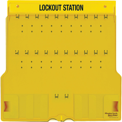 Trilingual Covered Lock Station, None Padlocks, 20 Padlock Capacity, Padlocks Not Included Groupe Belzile Dickner