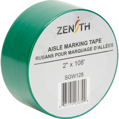 Ruban pour marquage d'all&eacute;es, 2" x 108', PVC, Vert Groupe Belzile Dickner