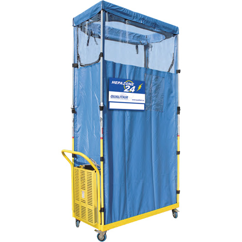 Enceinte de confinement pour le d&eacute;samiantage Groupe Belzile Dickner