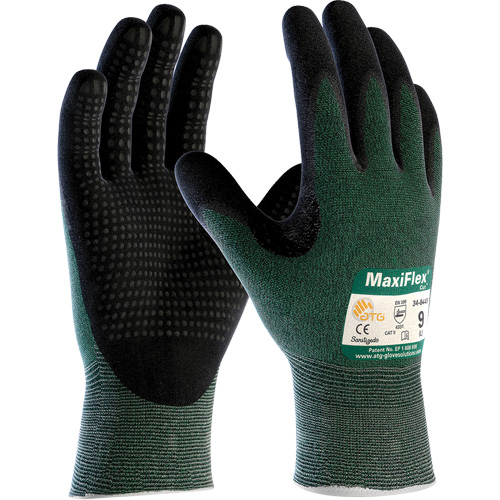 Gants ATG MaxiFlex Cut, Taille T-Grand, Calibre 15, Rev&ecirc;tement Mousse de nitrile, Enveloppe en Fil technique, ASTM ANSI niveau A2/EN 388 niveau 3/EN 388 niveau B Groupe Belzile Dickner