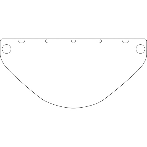 Visi&egrave;re de s&eacute;curit&eacute; universelle Dynamic, Polycarbonate, Teinte Transparent Groupe Belzile Dickner