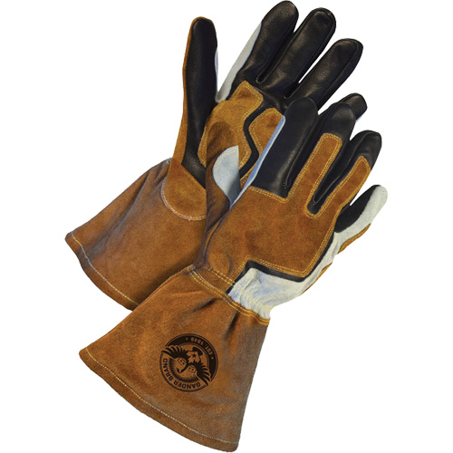 Gants de soudage &agrave; l'arc MIG Gander Brand, Cuir fleur de vache, Taille T-petit Groupe Belzile Dickner