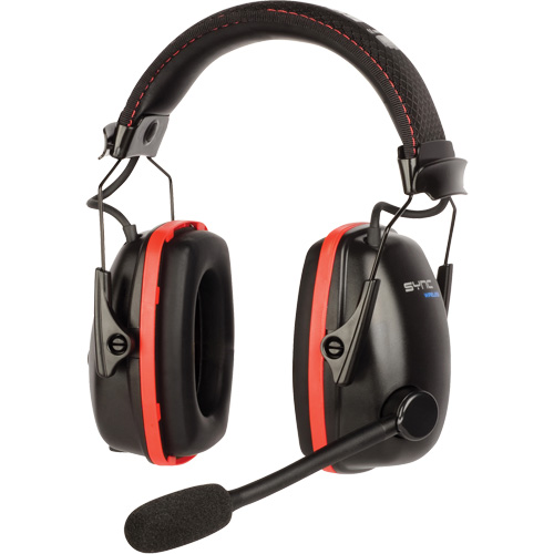Wireless Hearing Protector Earmuffs with Bluetooth&reg; Audio, Headband Style, 25 dB Groupe Belzile Dickner