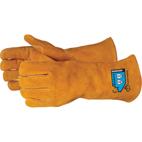 Endura&reg; Deluxe Cut-Resistant Welding Gloves, Split Cowhide, Size Small Groupe Belzile Dickner