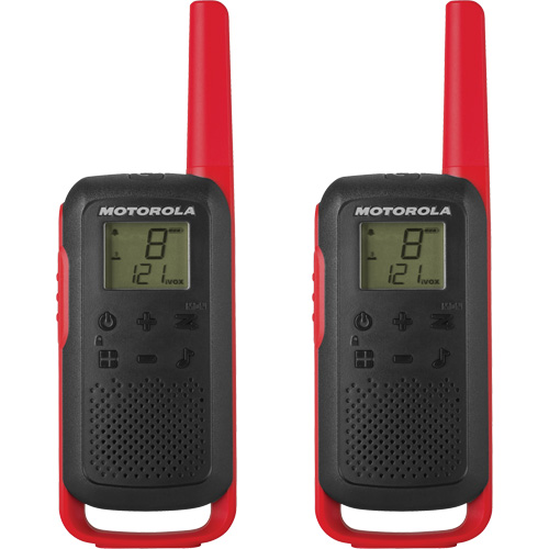 Radios bidirectionnelles Talkabout, Bande FRS, 22 canaux, Port&eacute;e 32 km Groupe Belzile Dickner