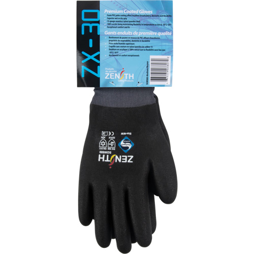 Gants enduits ZX-30° de premi&egrave;re qualit&eacute;, T-Grand, R&ecirc;vetement Mousse de PVC, Calibre 15, Enveloppe en Nylon Groupe Belzile Dickner