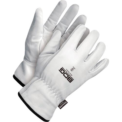 Gants de conducteur classiques r&eacute;sistant &agrave; la perforation, Grand, Paume en Cuir fleur de ch&egrave;vre, Thinsulate Groupe Belzile Dickner