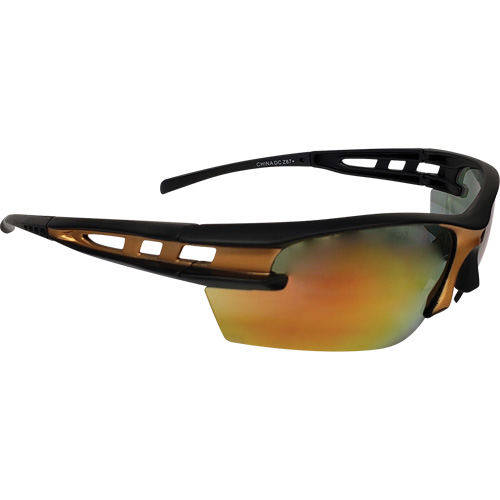 Mango Safety Glasses, Orange Mirror Lens, Meets/Exceeds CSA Z94.3 Groupe Belzile Dickner