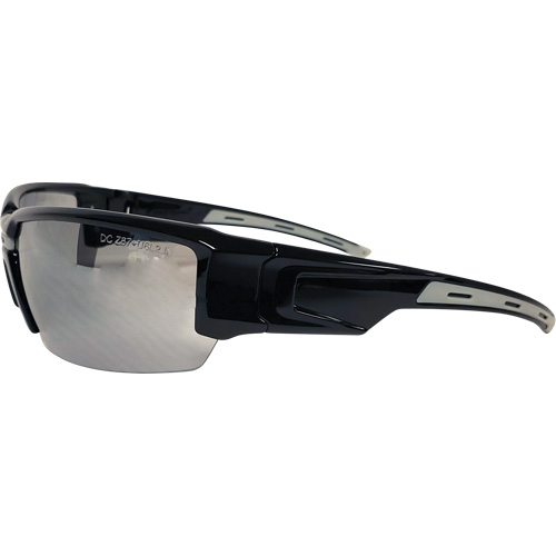 Lunettes de s&eacute;curit&eacute; Hartley, Lentille Miroir fum&eacute;, R&eacute;pond ou surpasse la norme CSA Z94.3 Groupe Belzile Dickner